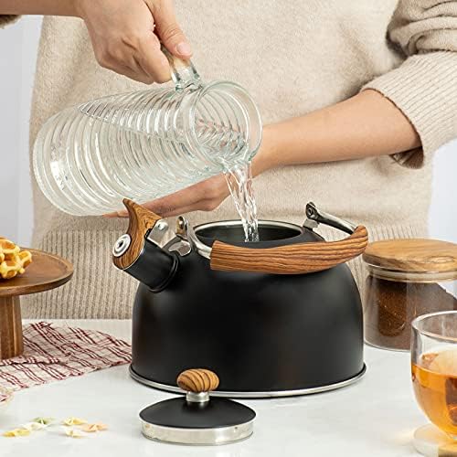 TEDSWAIT Whistling Coffee or Water Kettle 23 Quart