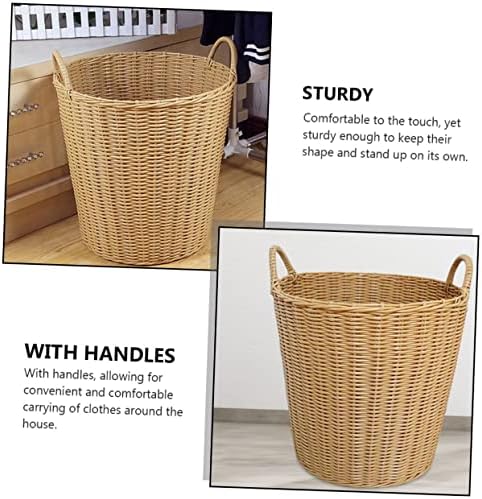 Sturdy Woven Laundry Basket