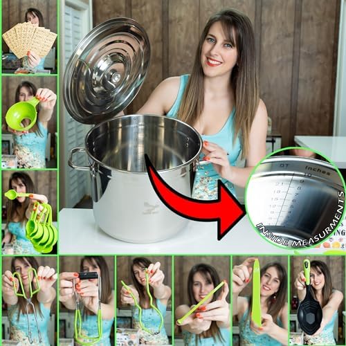 Stainless Steel Canning Kit with Everything for Home Preserving