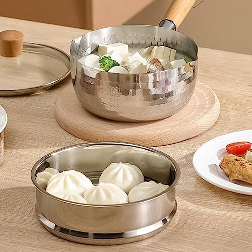 Ergonomic Double Layer Pot Set for Quick Meals