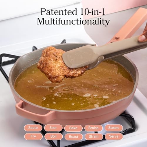 Our Place Always Pan - Large 125-Inch Capacity Nonstick Toxin-Free Ceramic Cookware