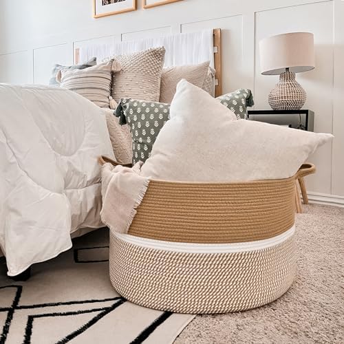 Stylish Durable Extra Large Cotton Basket