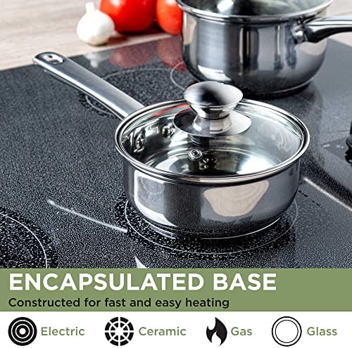 Ecolution 1-Quart Stainless Steel Saucepan