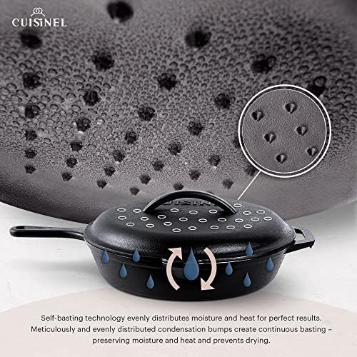Perfect 12-inch Cast Iron Skillet for Grill Fry and More