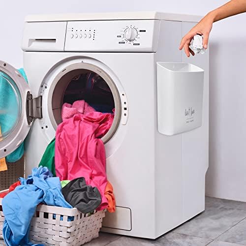 August and Wae Magnetic Lint Bin Set 2 Piece Laundry Storage Solution
