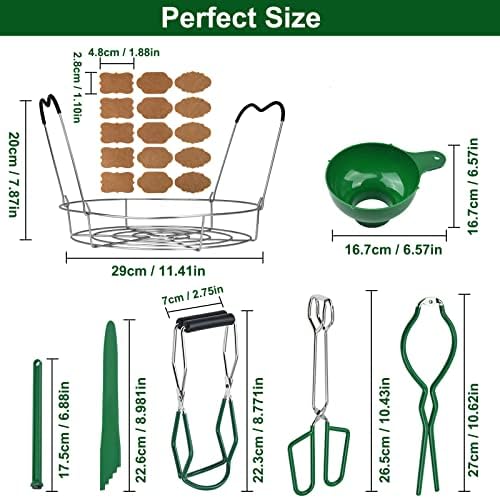 Stainless Steel Canning Kit with Features for Home Use