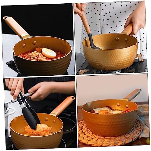 Mikinona Snow Pan Pans Small Cooking Pot Aluminum Alloy Kitchen Essential