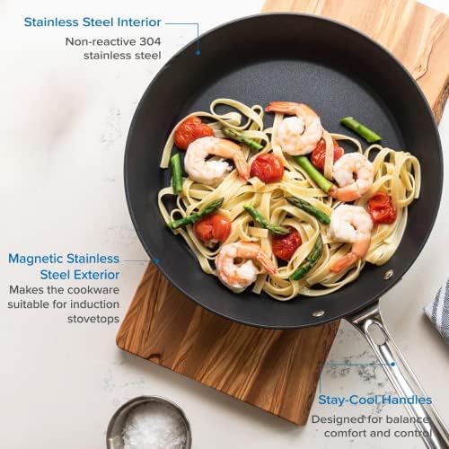 Viking 3-Ply Non-Stick Frying Pan Enhanced Cooking Experience