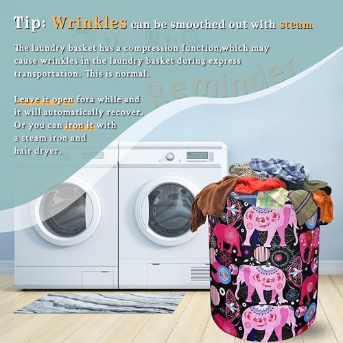 Compact Versatile Folding Laundry Basket for Home Storage