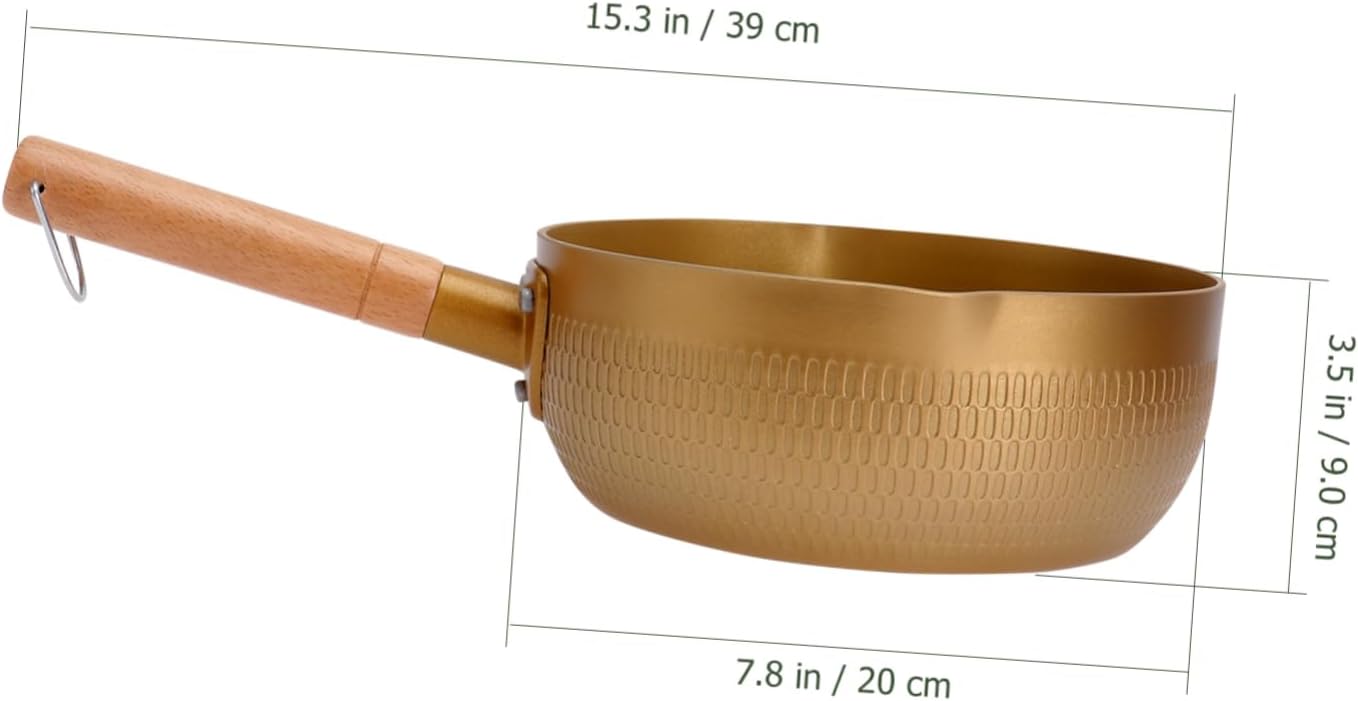 Galneck Snow Pan Small Pot Multi-functional Compact Cooking Pot