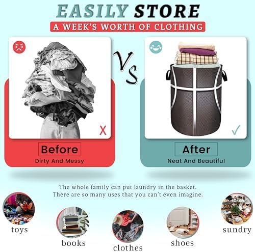 Basketball Texture Laundry Hamper