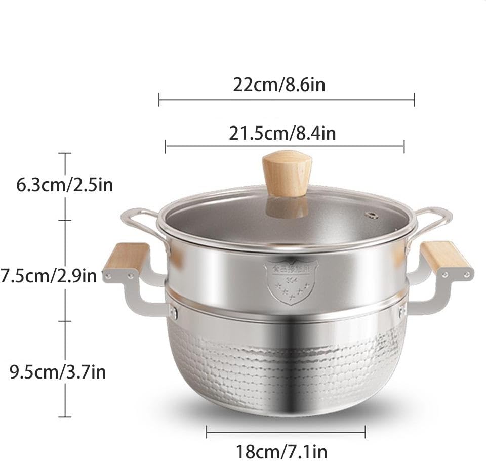 7886-inch Tri-Ply Stainless Steel Stock Pot for High-Quality Cooking