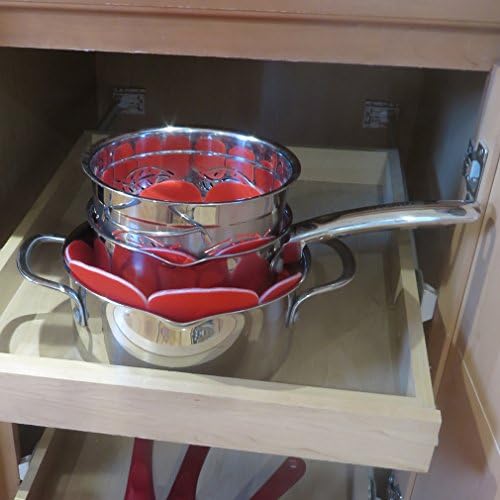 Evelots 12-Pack Pot and Pan Scratch Protectors - 3 Sizes