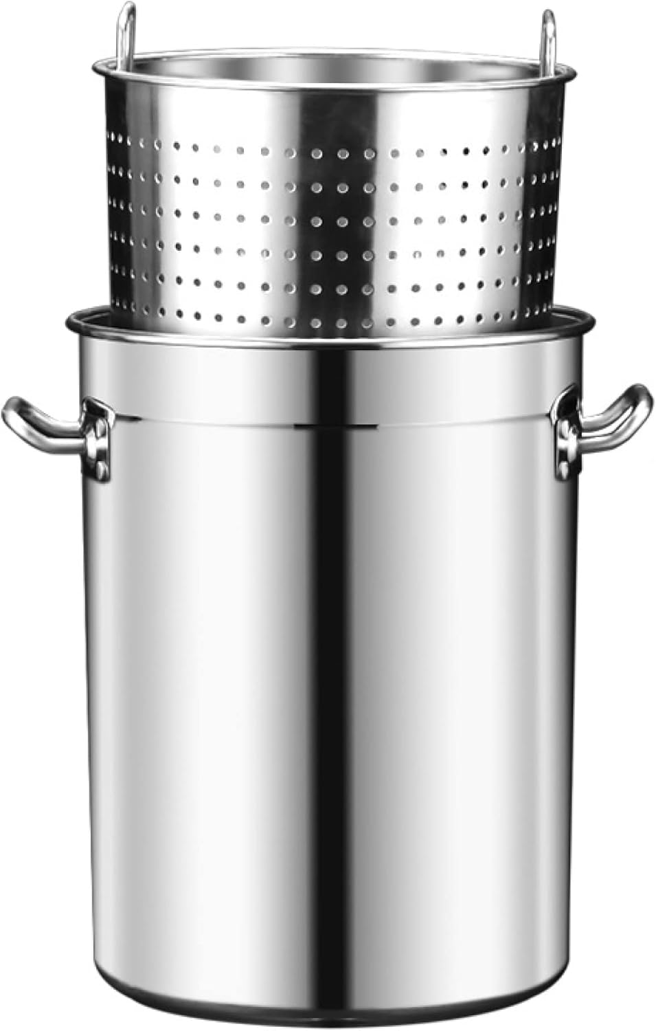 Ergonomic Stainless Steel Stock Pot