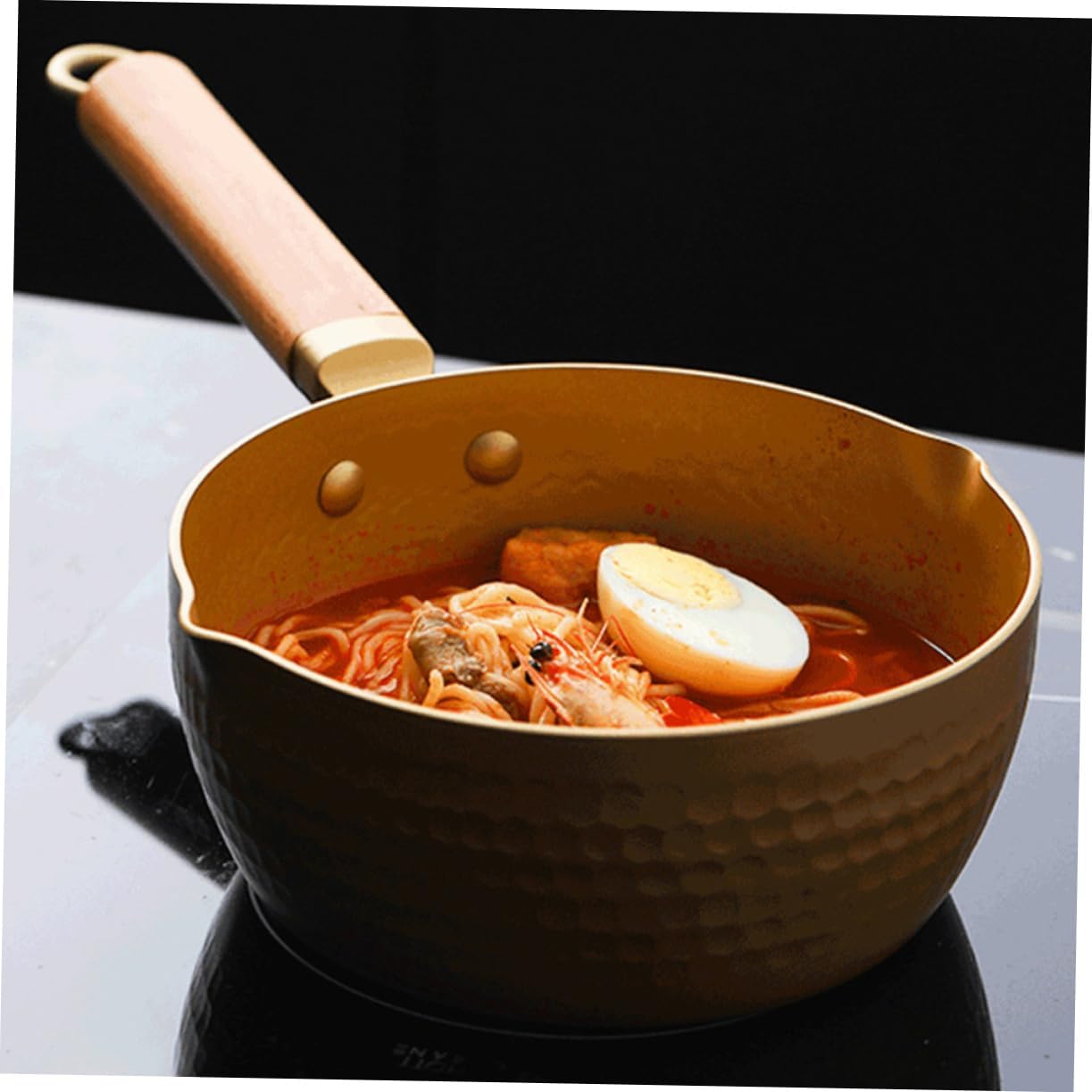 Mikinona Snow Pan Pans Small Cooking Pot Aluminum Alloy Kitchen Essential