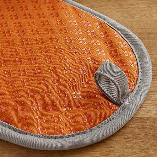 Sturdy Heat-Resistant KitchenAid Asteroid Pot Holder Set Honey Orange