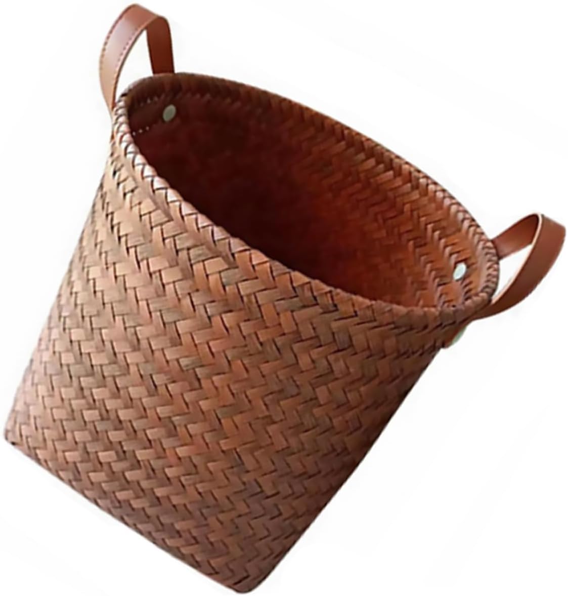Versatile Wicker Storage Basket For Cars Toys Laundry