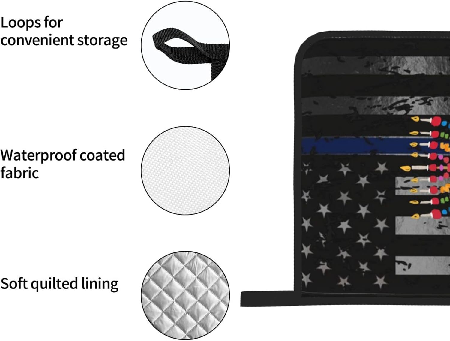 Happy Hanukkah Premium Heat-Resistant Oven Mitts Set