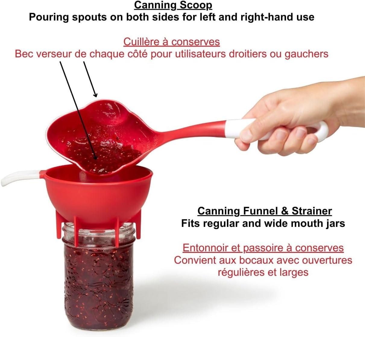 Starfrit Canning Set Medium Red