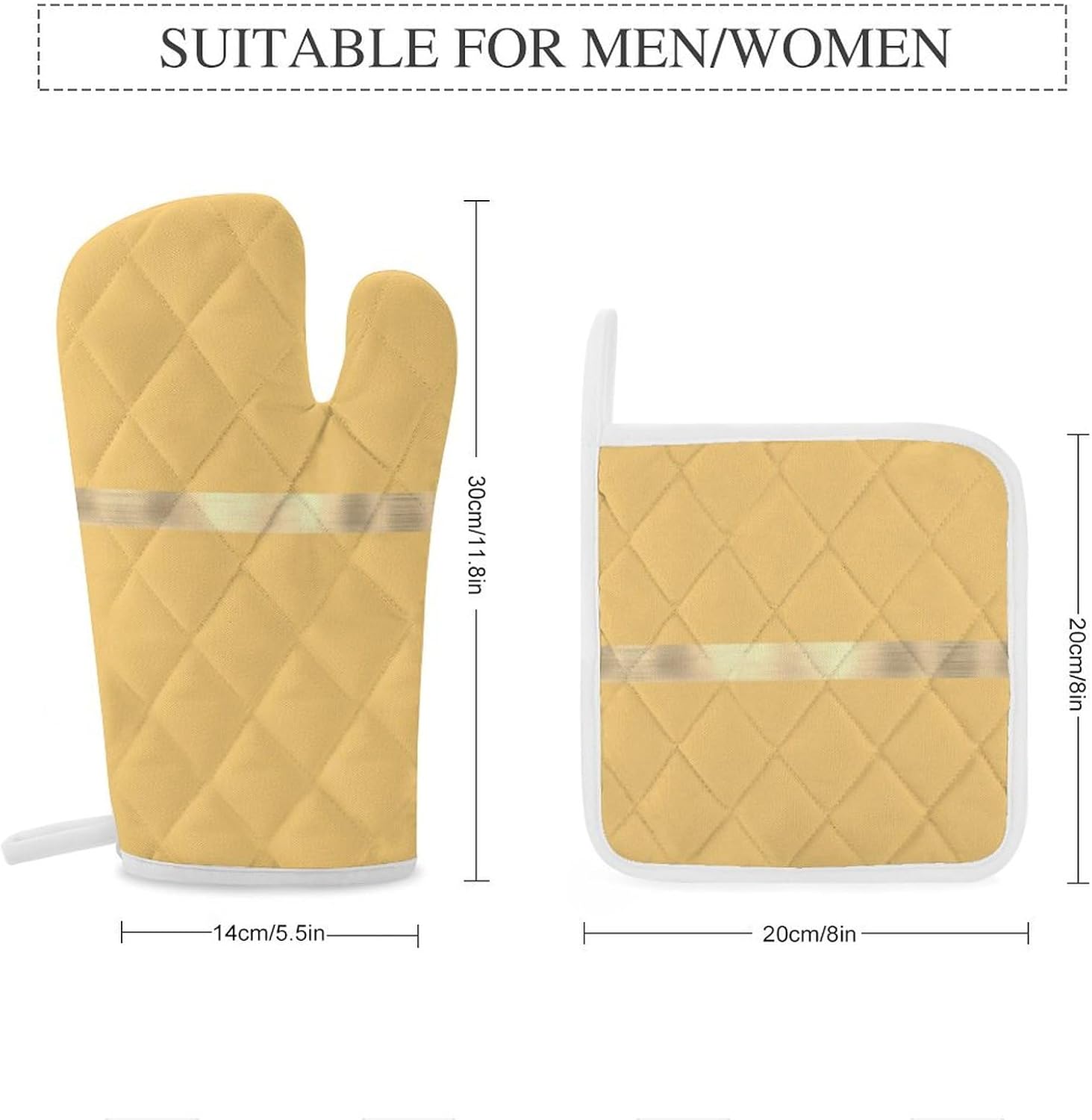 Curdesi Oven Mitts Pot Holders Set Heat-Resistant Durable Kitchen Essentials