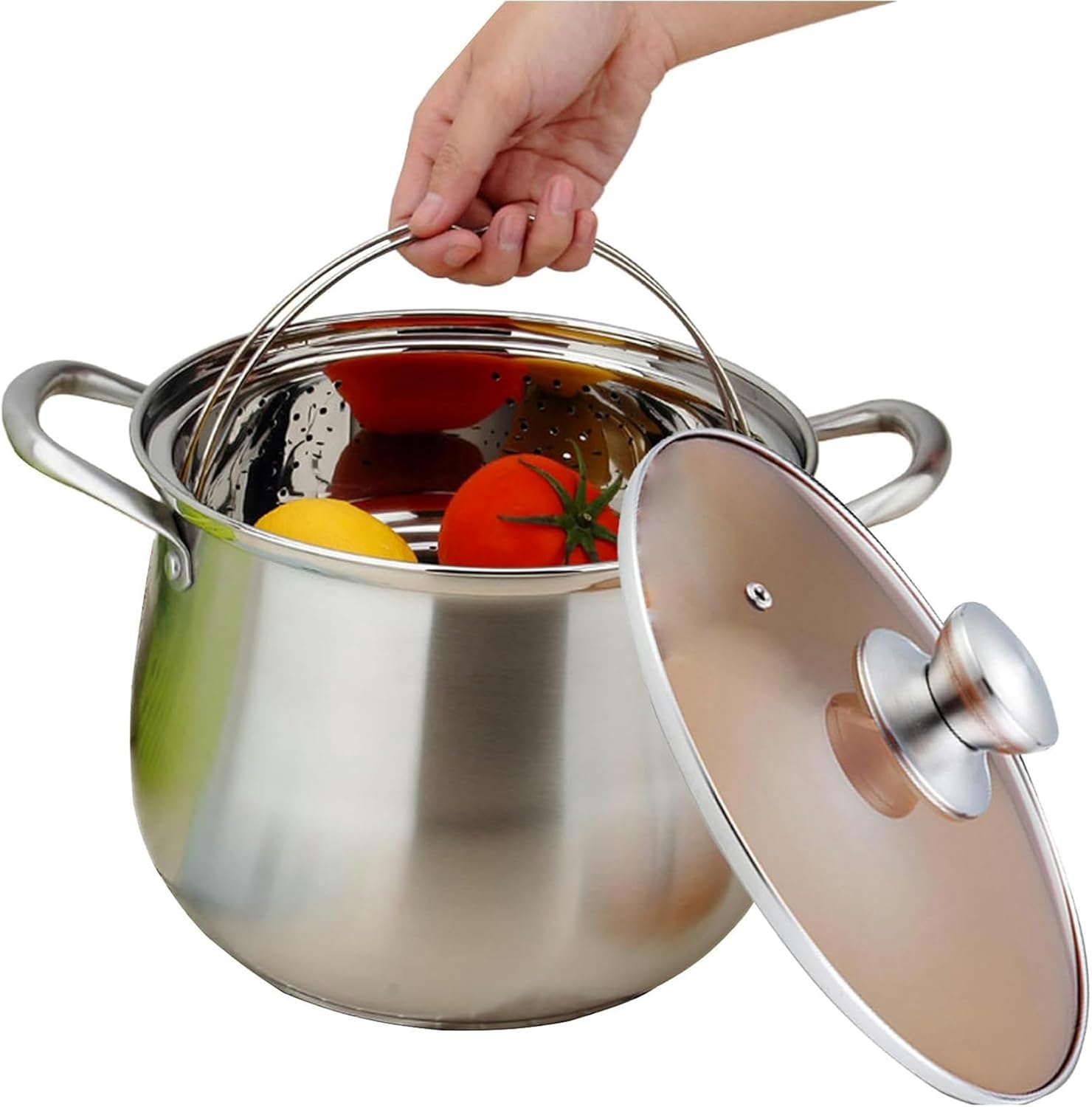 WZGLOD Stainless Steel Stock Pot