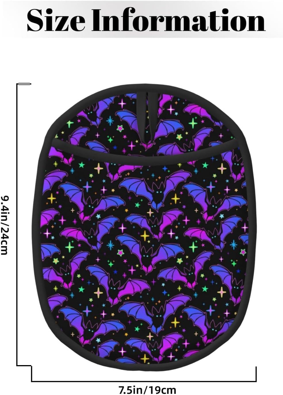 Halloween Heat-Resistant Silicone Potholders with Pocket
