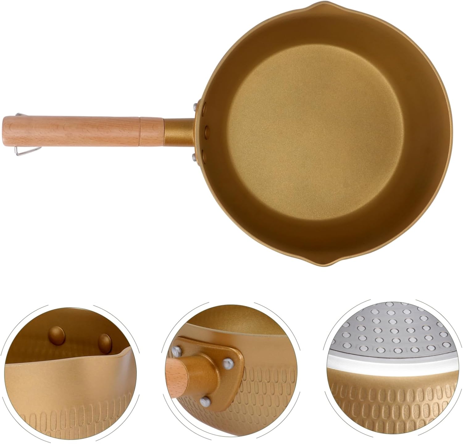 Galneck Snow Pan Small Pot Multi-functional Compact Cooking Pot