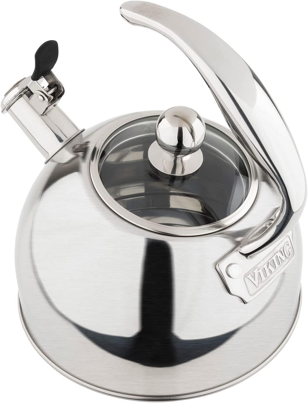 Viking 3-Ply Stainless Steel Whistling Tea Kettle 26 Quart