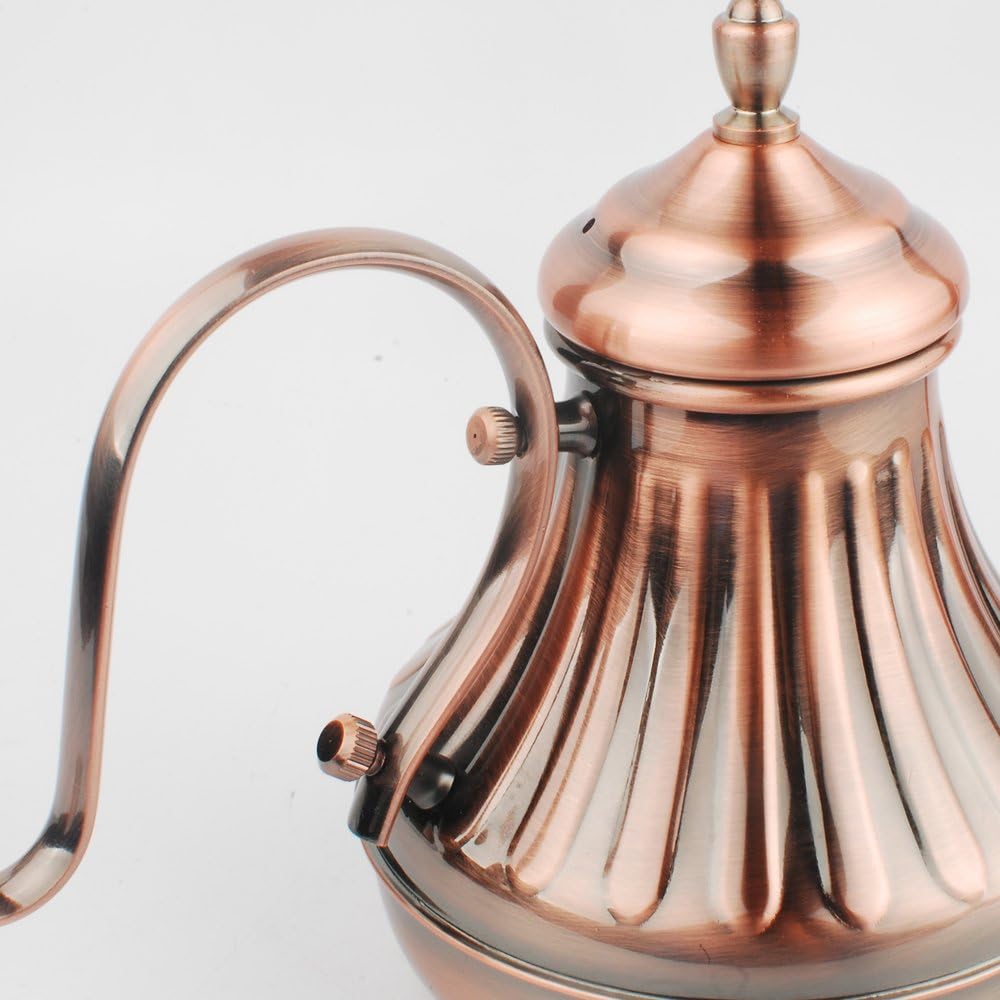 NWFashion Copper Pour Oven Coffee Kettle