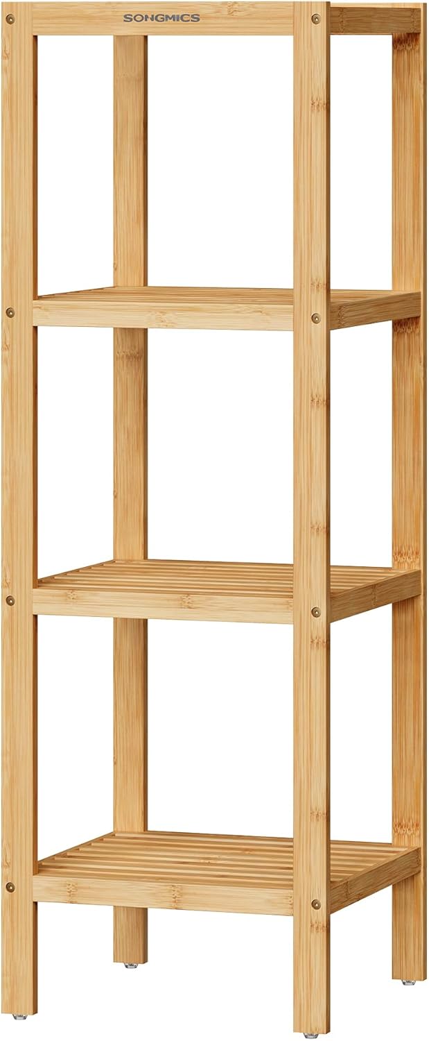 Bamboo Multi-Functional Storage Rack for Home Use