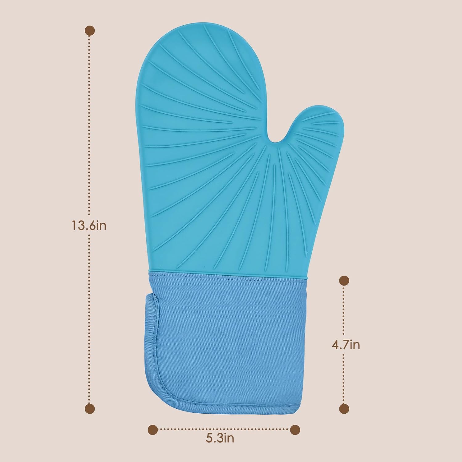 High-Quality Silicone Oven Mitts for Safe Heat-Resistant Cooking