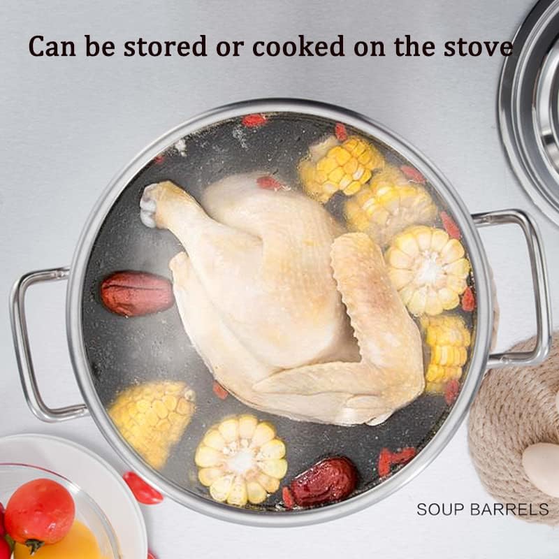 Stainless Steel Commercial Cooking Pot 63Qt