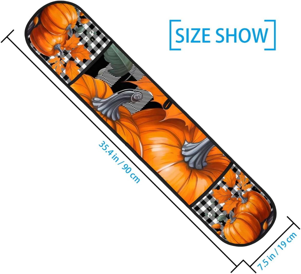 Halloween Halloween Plastic pumpkin checkered double ovenmitts