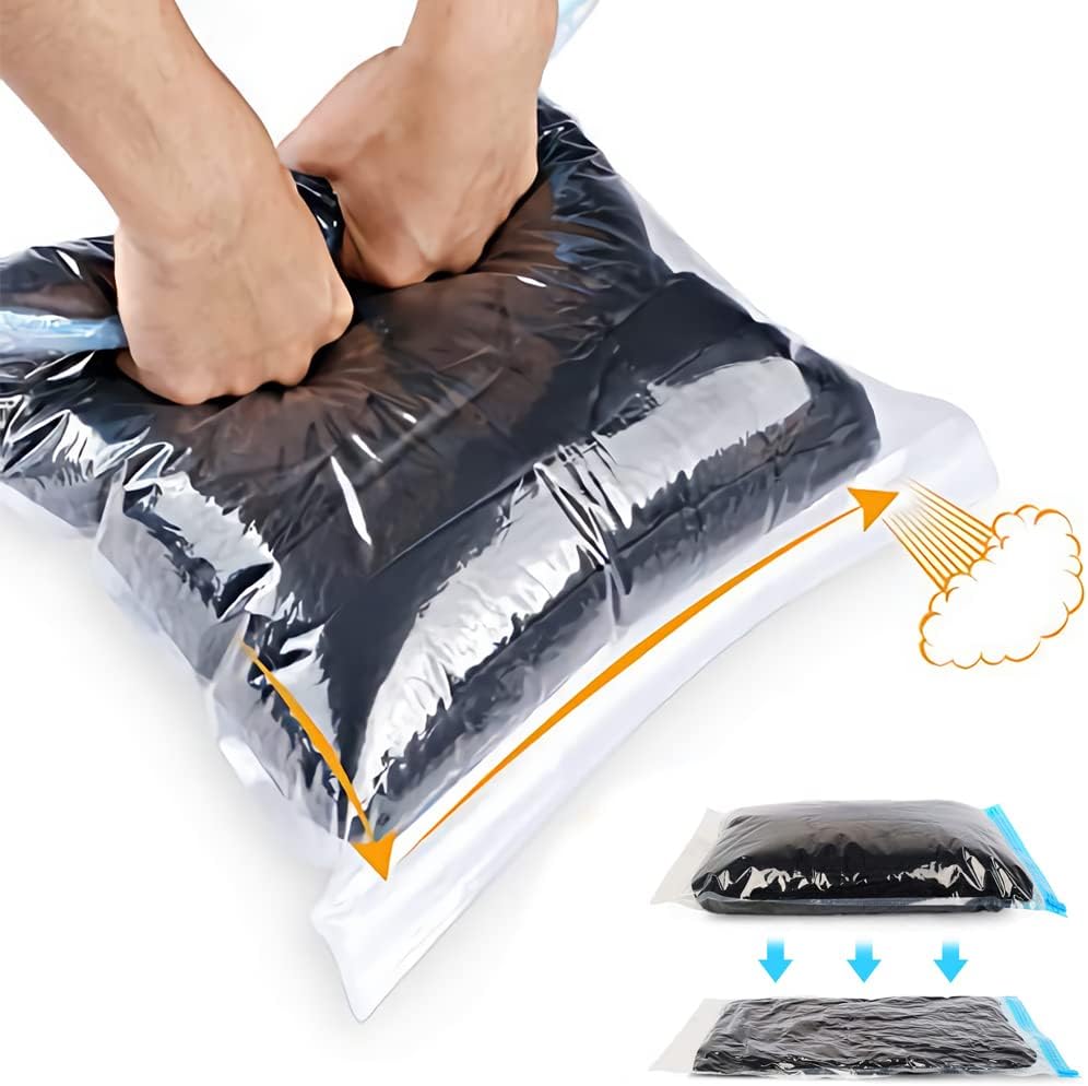 ALMING Compression Bags 10 Pack - Space Saver for Travel Home Storage