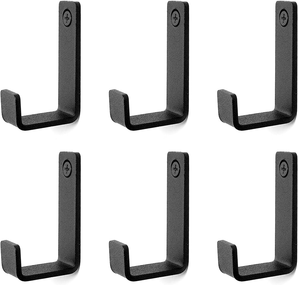 Piffny 6-Piece Stainless Steel Wall Hook Set