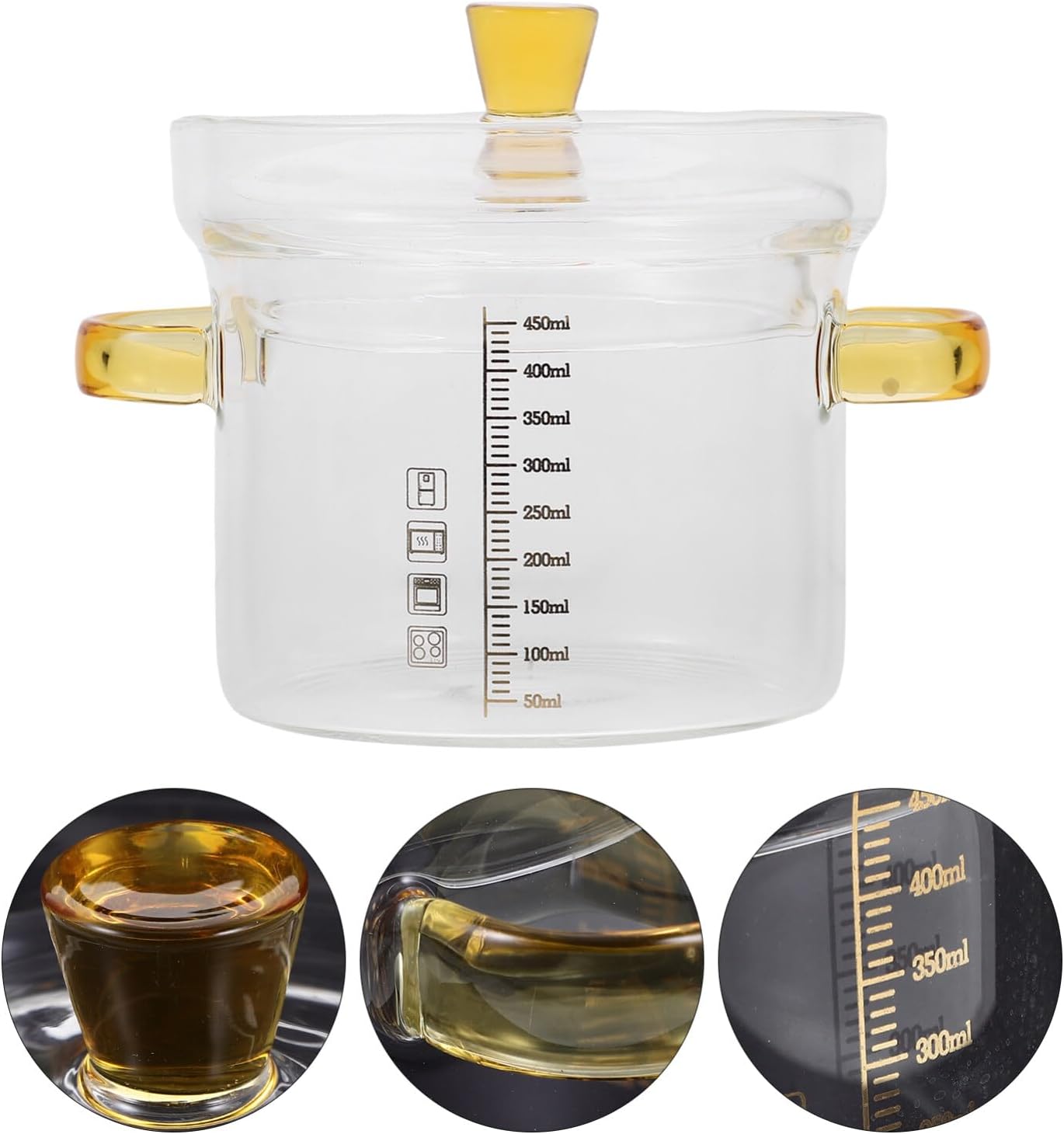 PrettyZoom Glass Saucepan