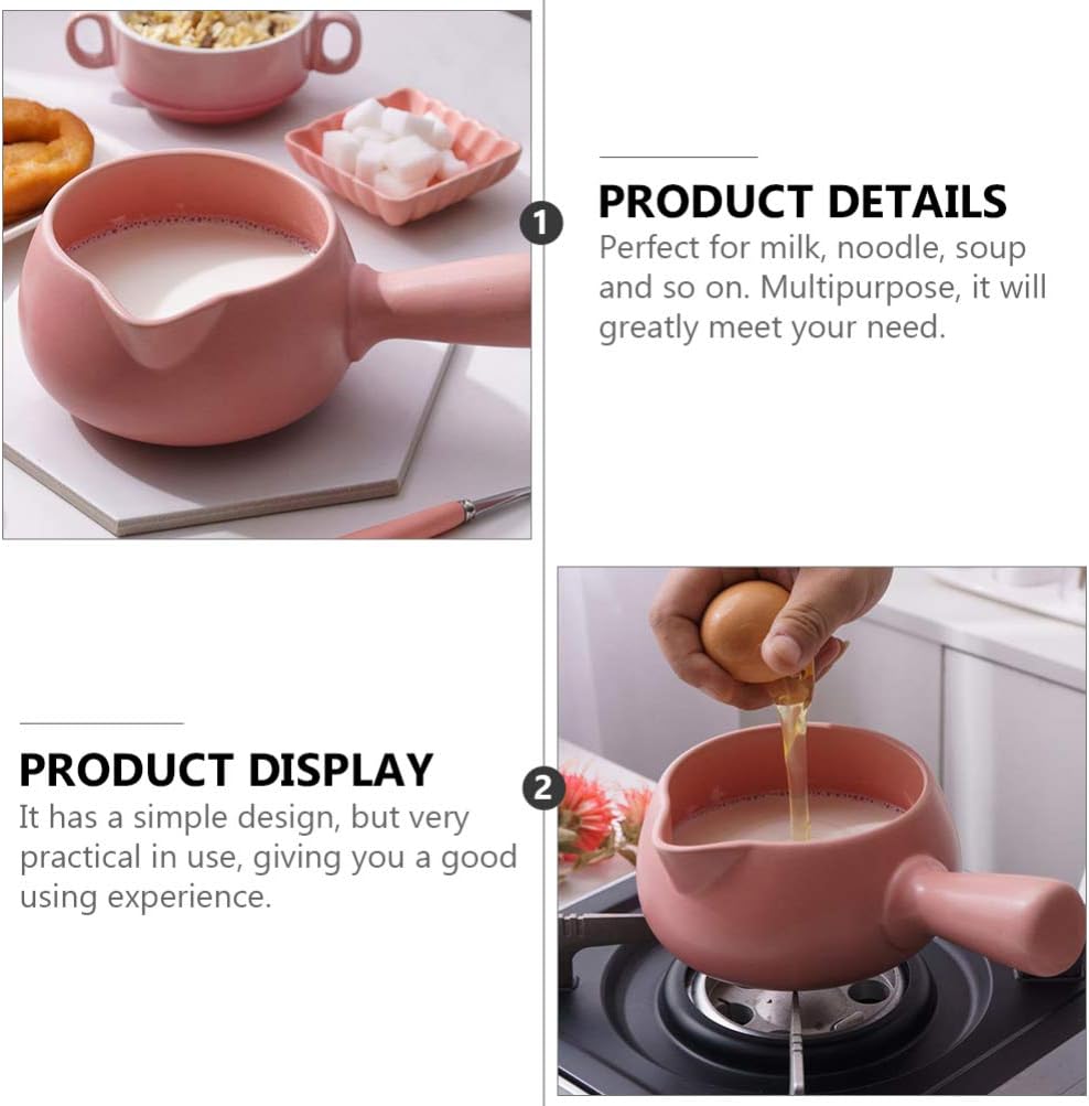 DOITOOL Ceramic Noodle Pot Soup Pan
