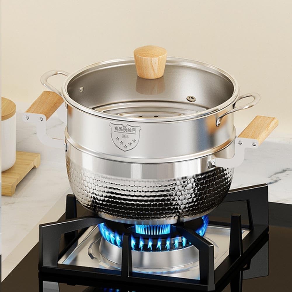 7886-inch Tri-Ply Stainless Steel Stock Pot for High-Quality Cooking