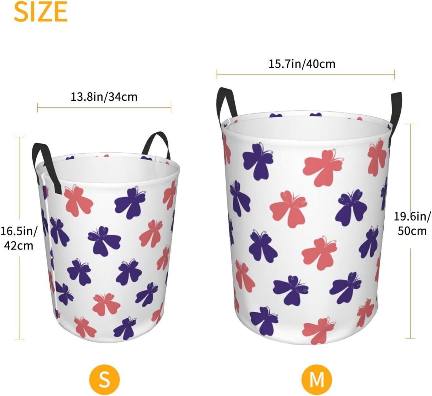 AFHYZY Butterfly Laundry Hamper