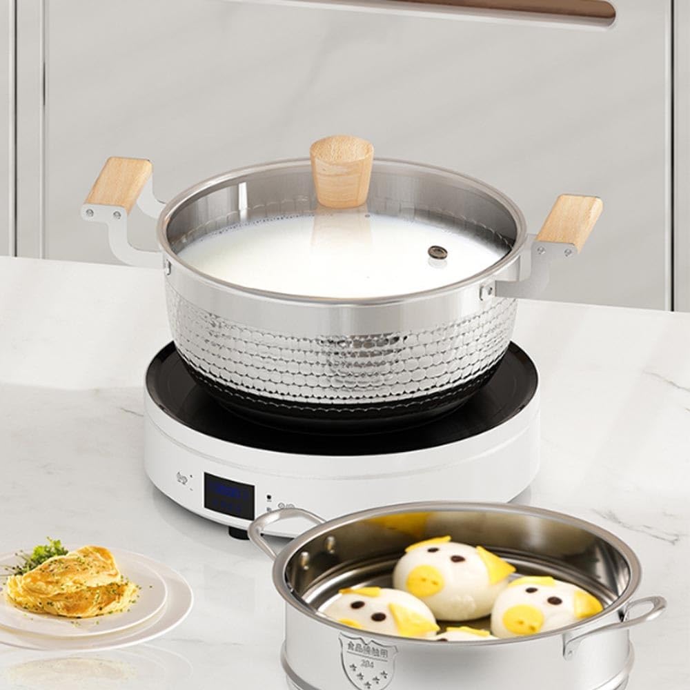 7886-inch Tri-Ply Stainless Steel Stock Pot for High-Quality Cooking