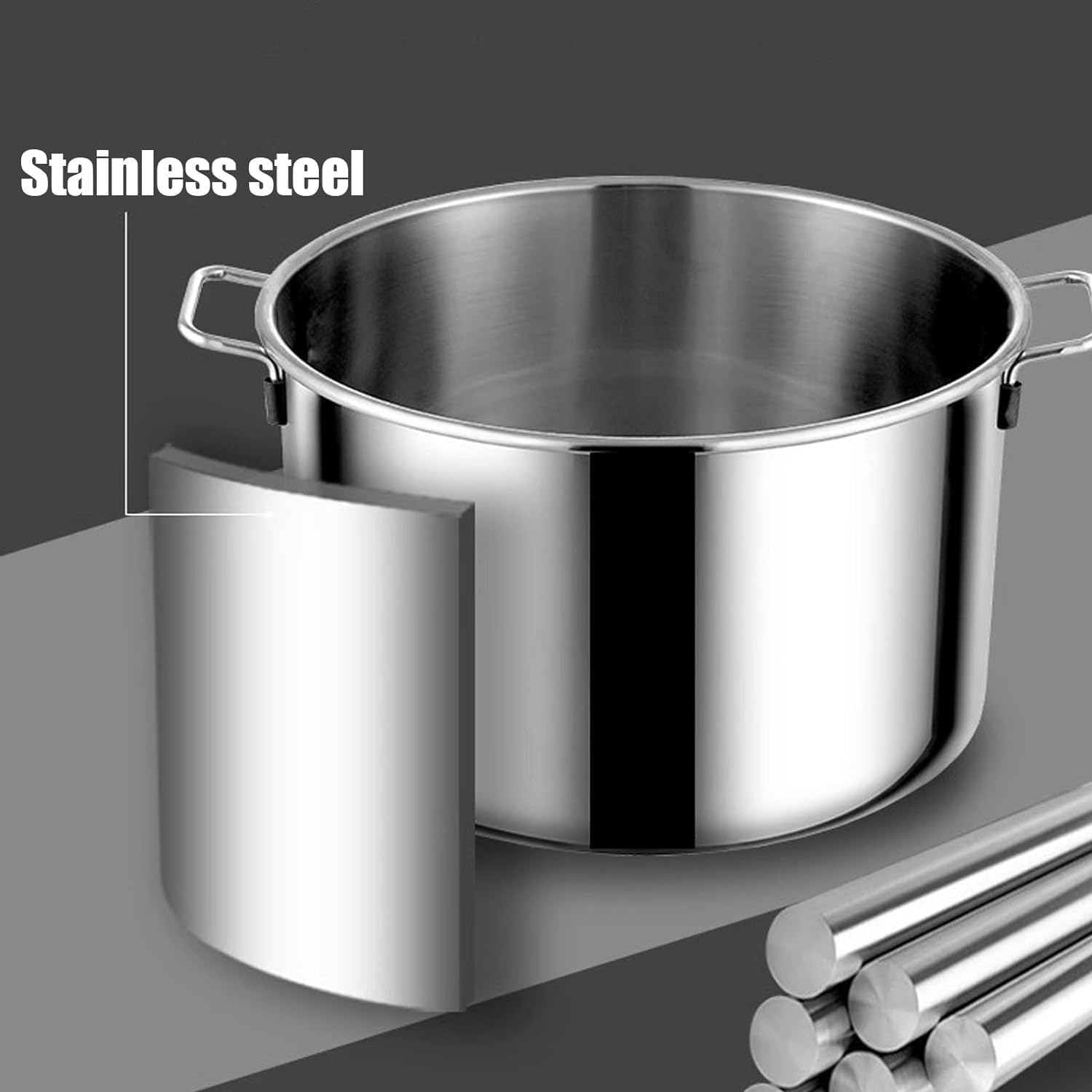UNbit 234-Piece Stainless Steel Pasta Pot Set with Colander and Lid