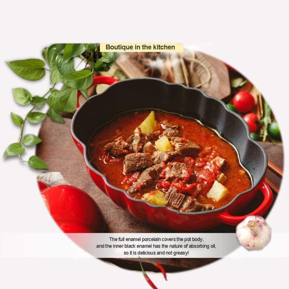 Red Dutch Oven Casserole Pot