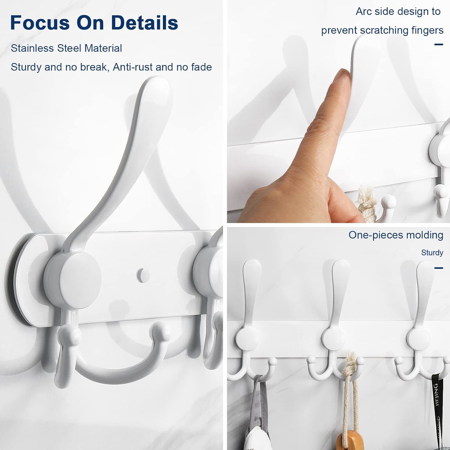 Sturdy Rustproof NearMoon Coat Rack