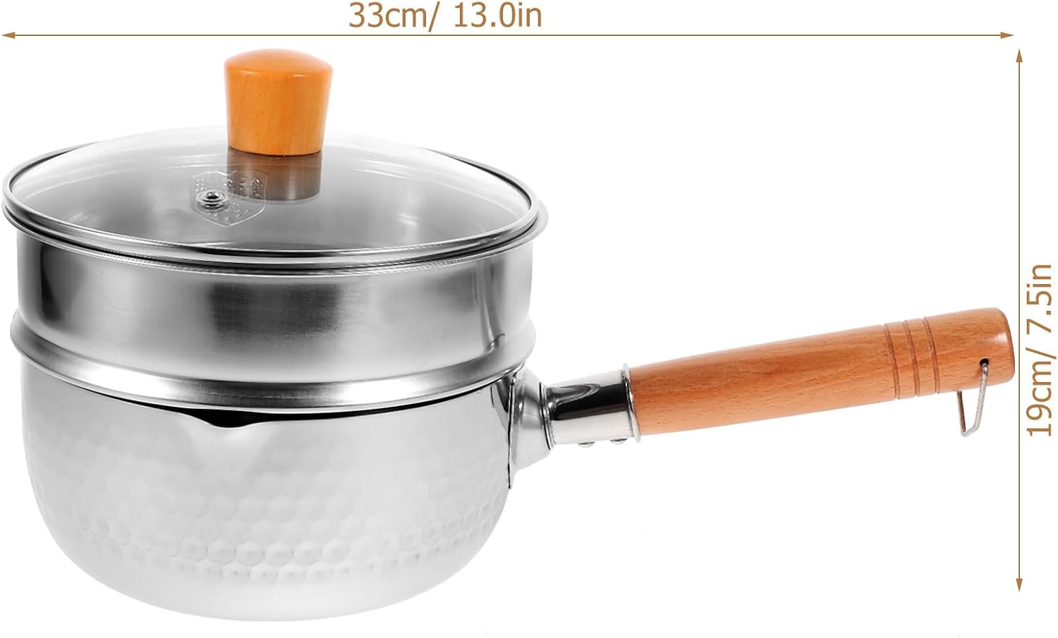 Ergonomic Double Layer Pot Set for Quick Meals