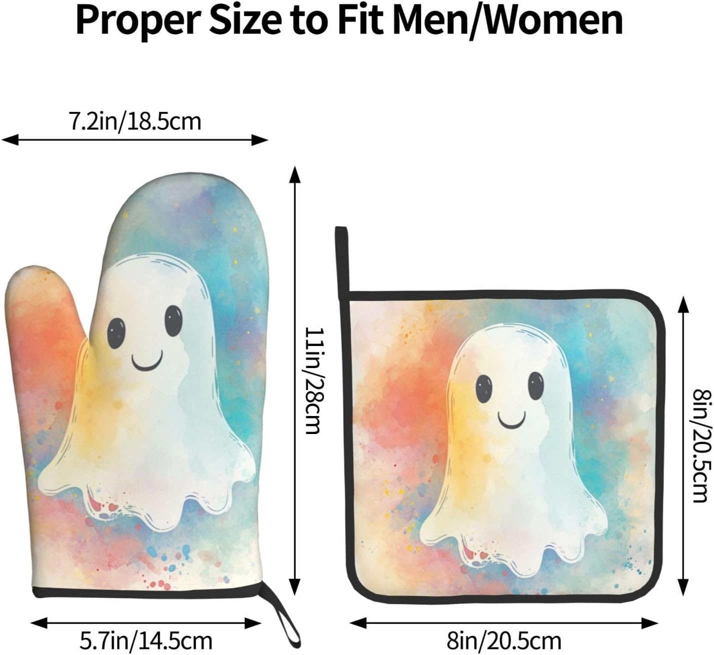 Gjieliness Halloween Oven Mitts Pot Holders