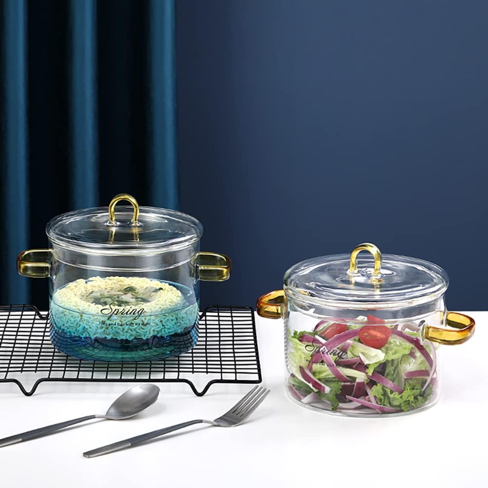 Miecux15L Heat-Resistant Glass Cookware Pot Perfect for Pasta More
