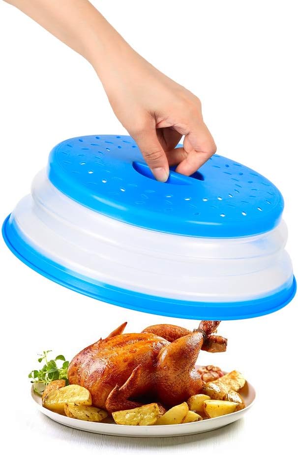 Easy Collapsible Microwave Cover for Controllable Splatters