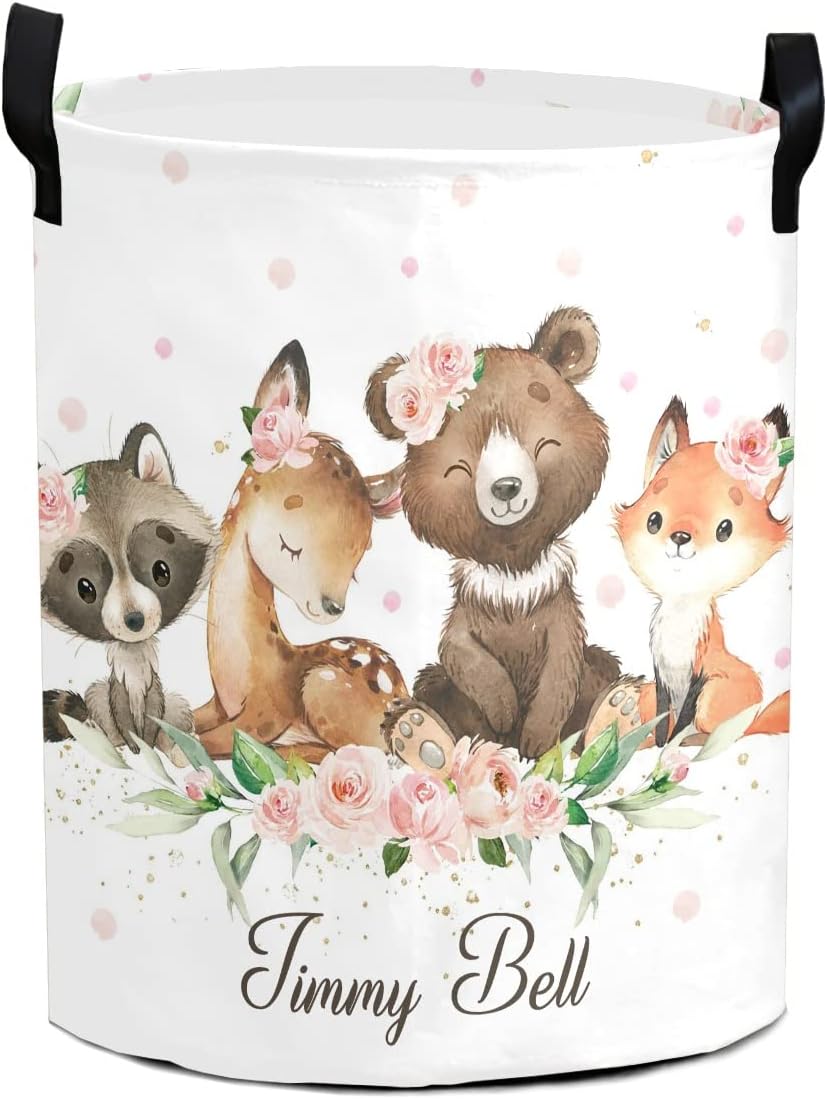 Personalized Water Resistant Foldable Laundry Hamper