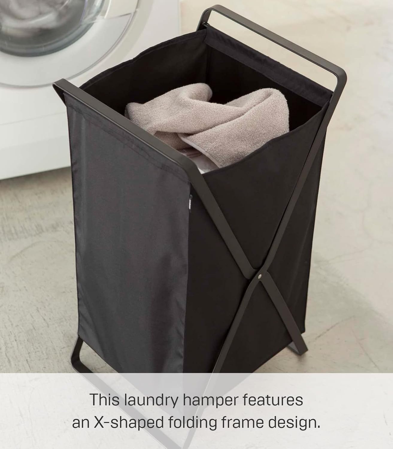 Sturdy Steel Collapsible Laundry Basket for Home Use Durable Storage Solution