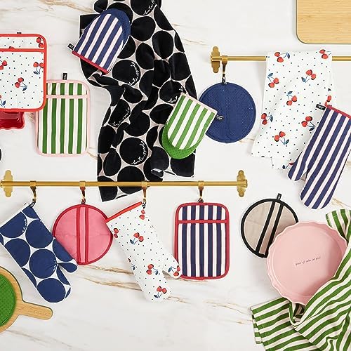 Kate Spade New York Botanical Stripe Pot Holder Set